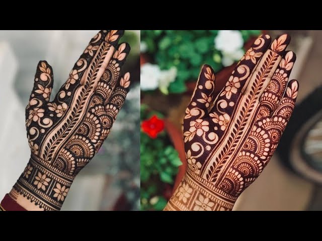 FLORAL 3D MEHNDI DESIGN