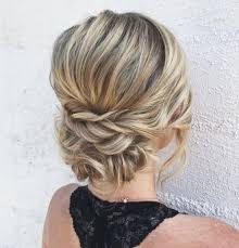 Messy Updo with Tendrils