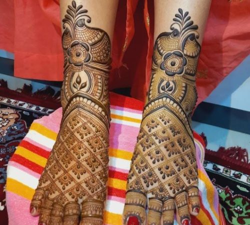 Bridal and Engagement mehndi designs